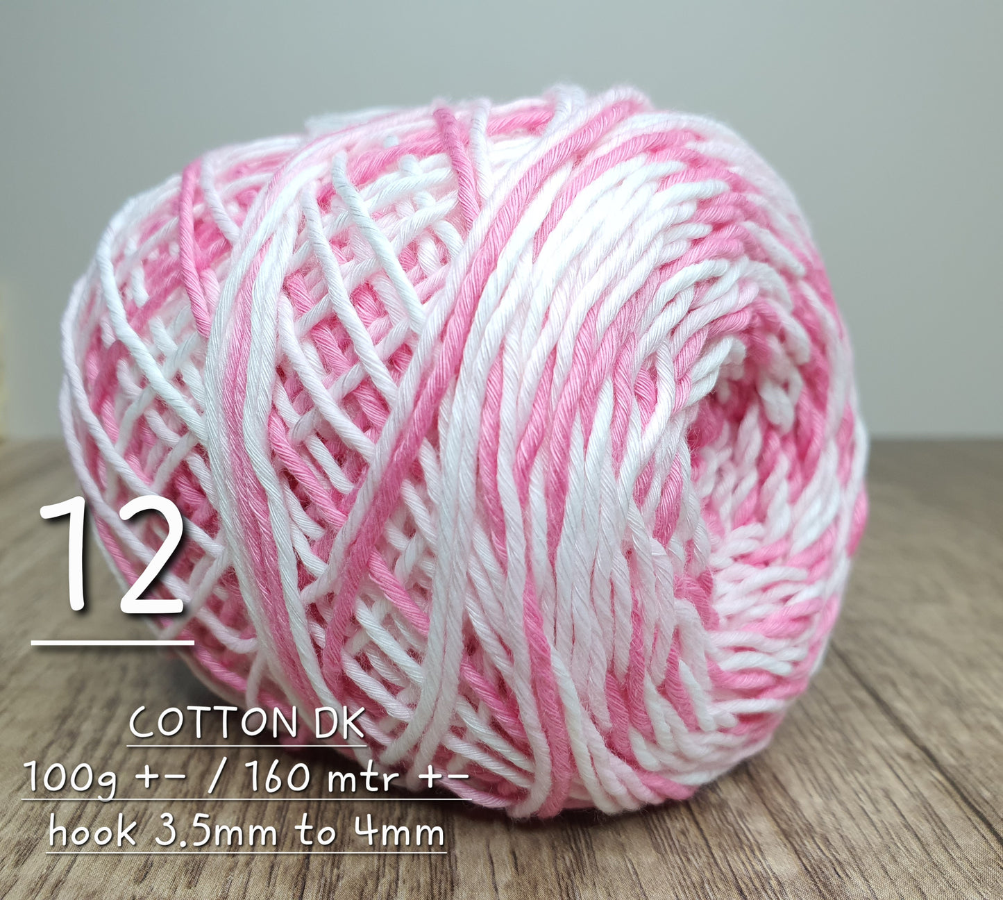 Cotton Yarn Mix Color 100g