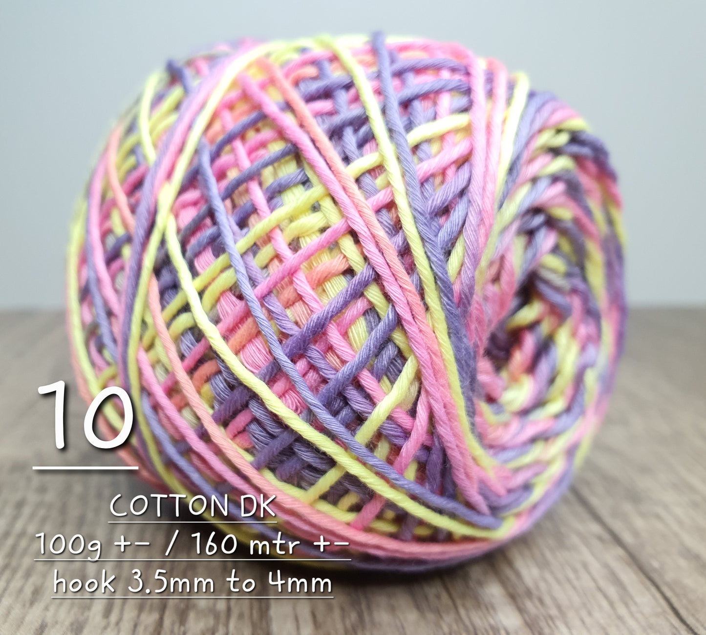 Cotton Yarn Mix Color 100g