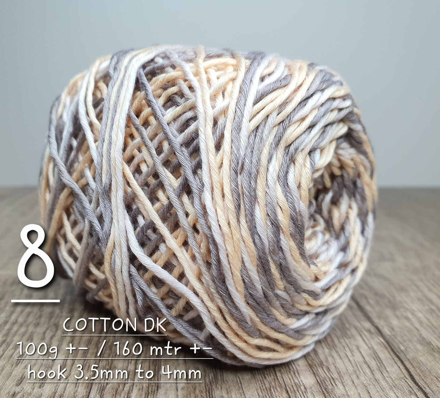 Cotton Yarn Mix Color 100g