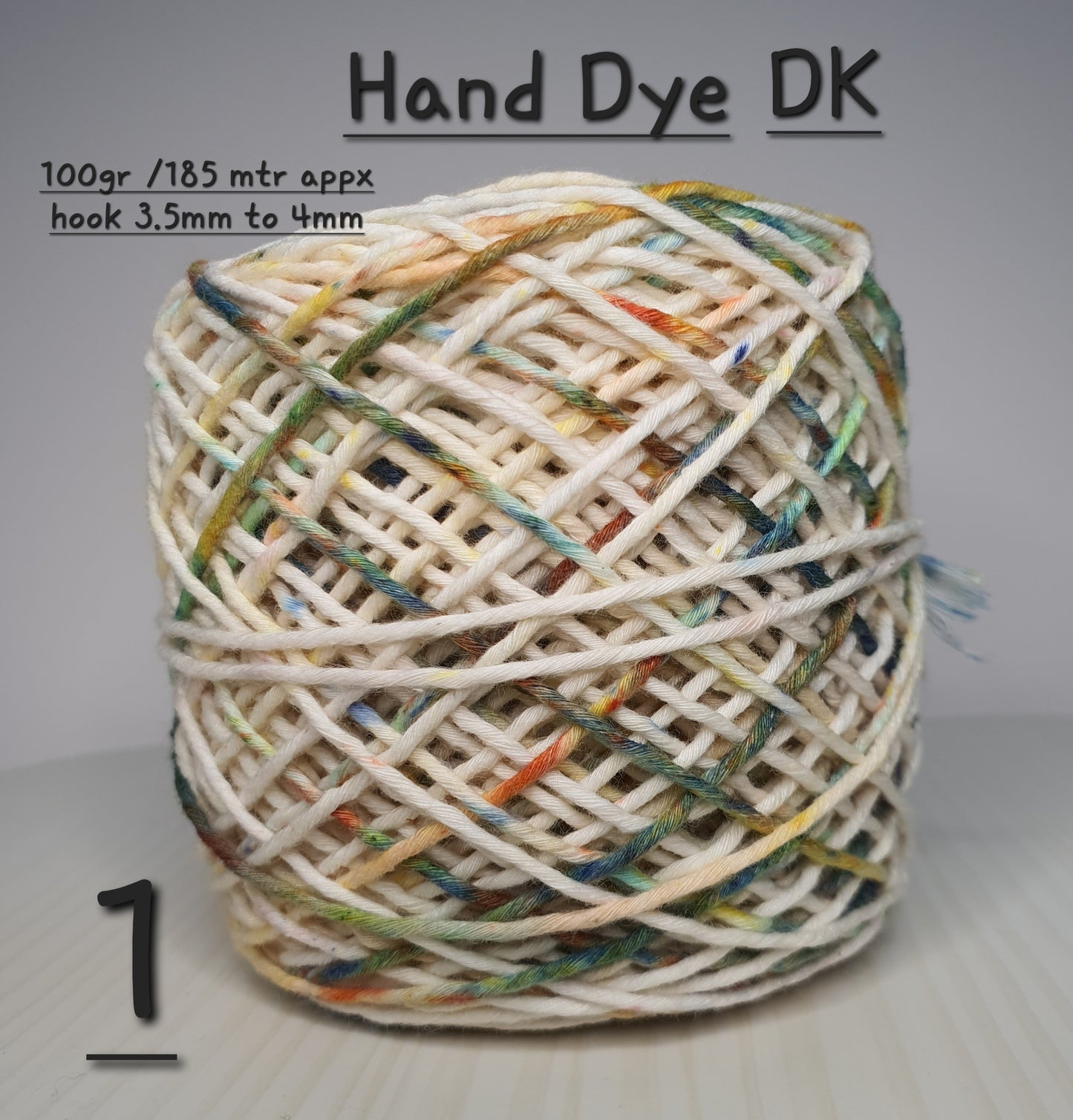 Cotton Yarn Mix Color 100g