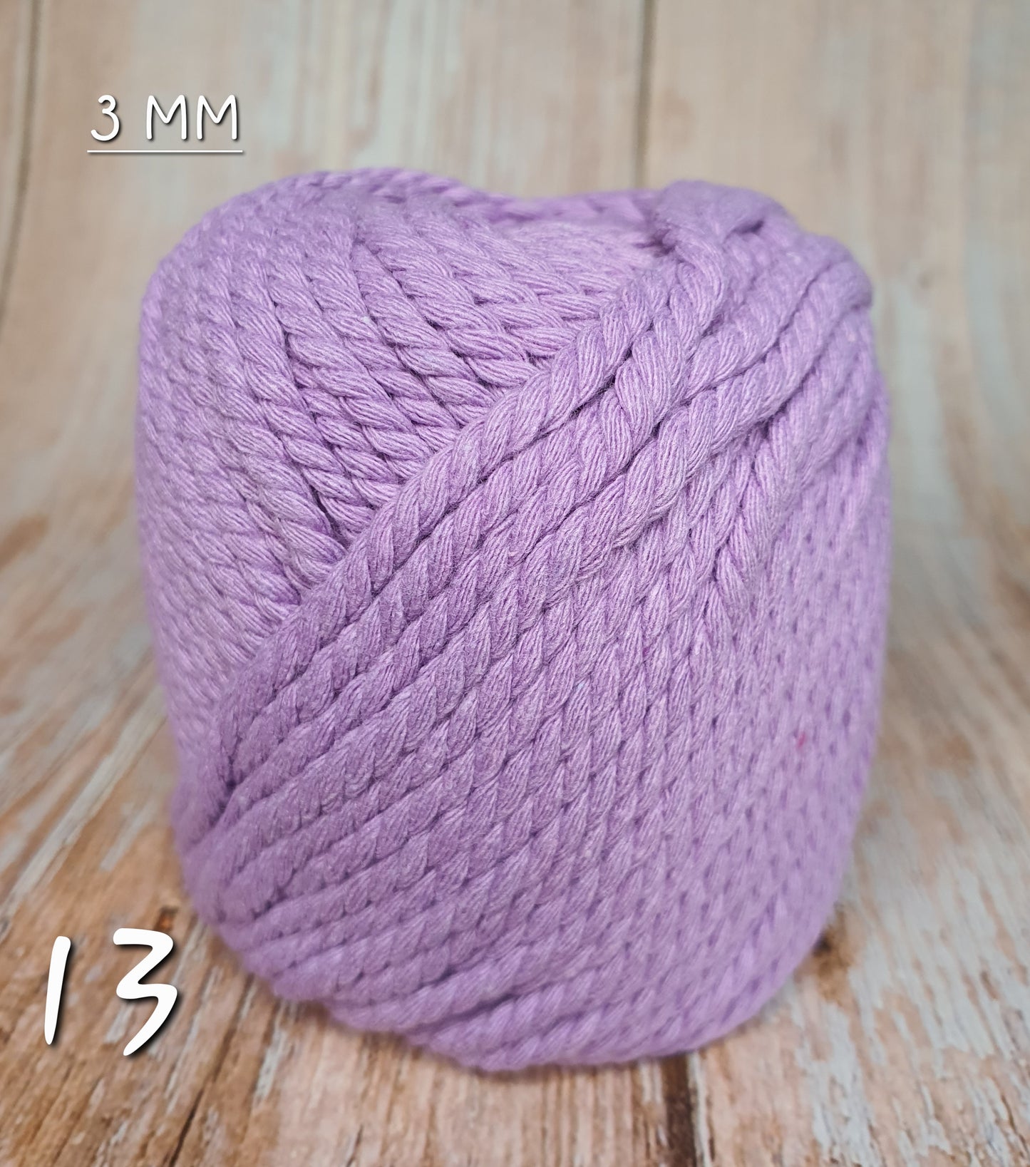 Cotton Macrame Cord Twisted 3mm thickness