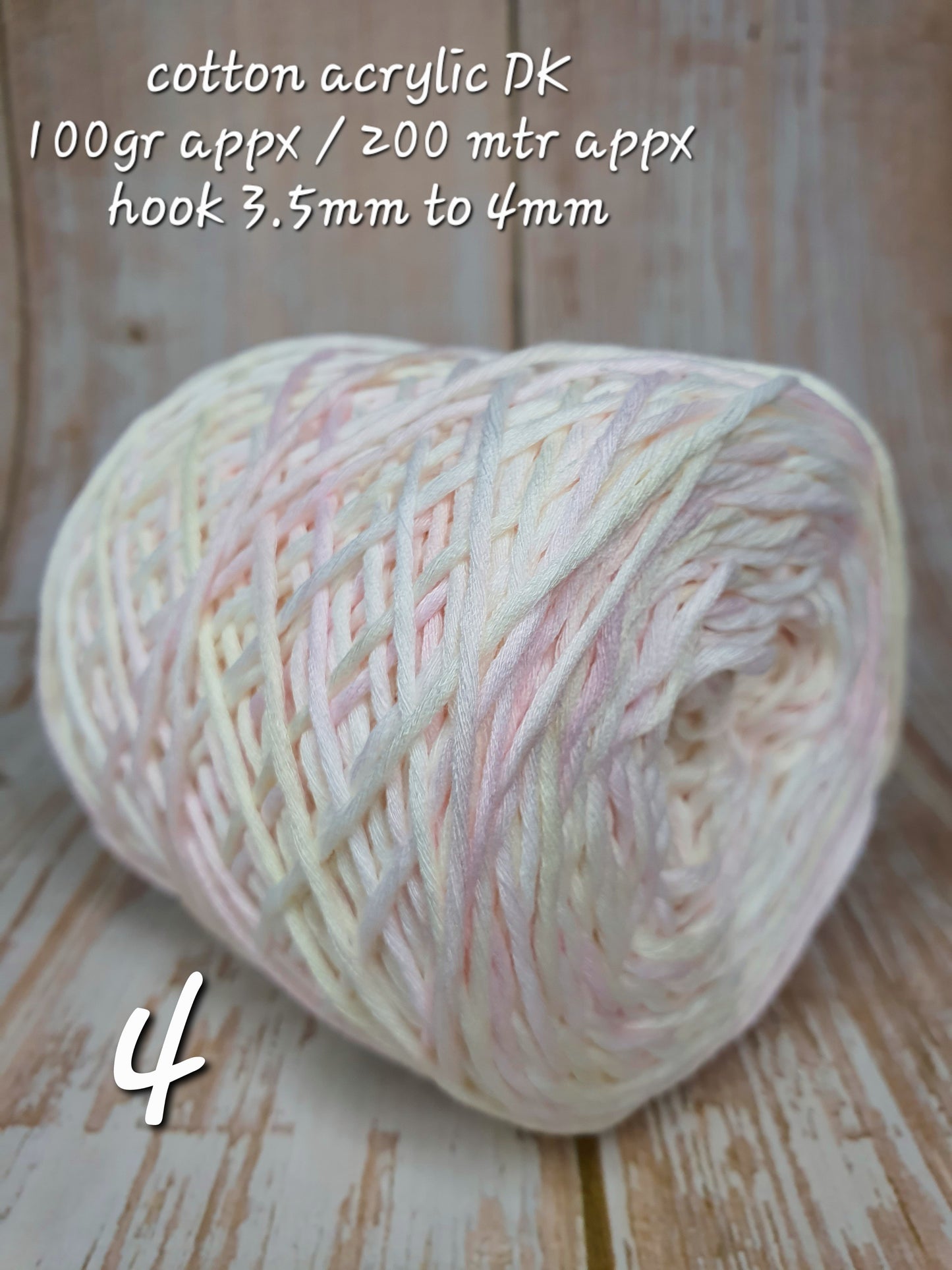 Hand Dye yarn Cotton and Mix Fiber