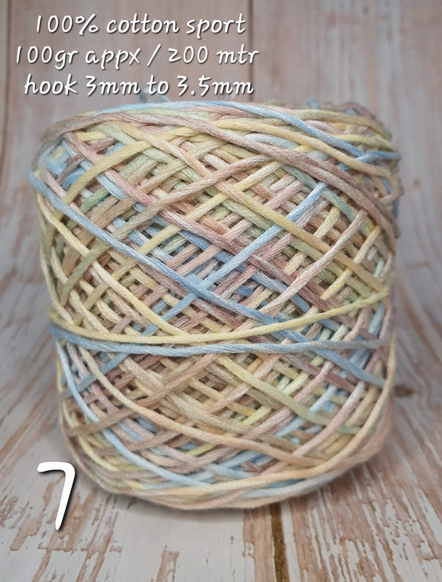 Hand Dye yarn Cotton and Mix Fiber