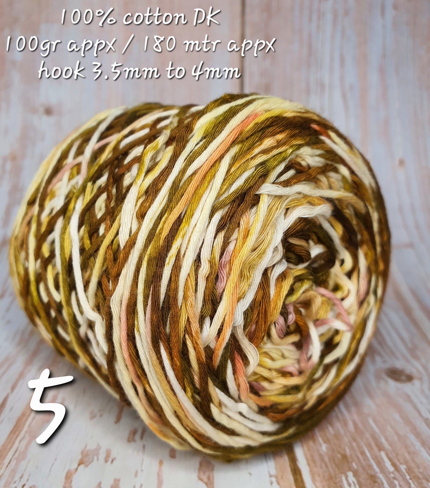 Hand Dye yarn Cotton and Mix Fiber