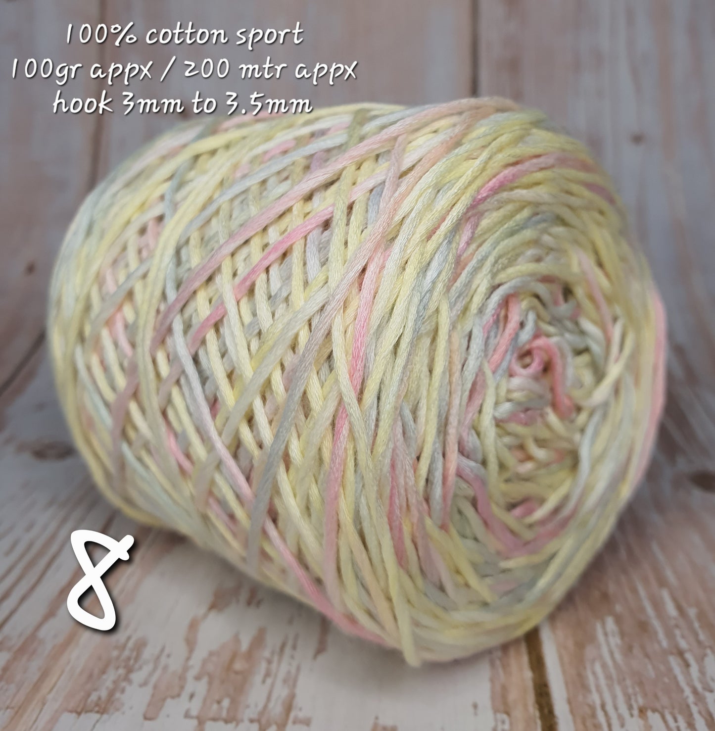 Hand Dye yarn Cotton and Mix Fiber