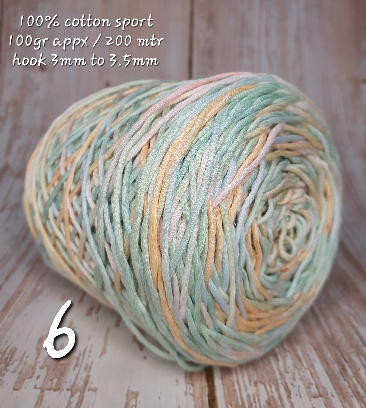 Hand Dye yarn Cotton and Mix Fiber