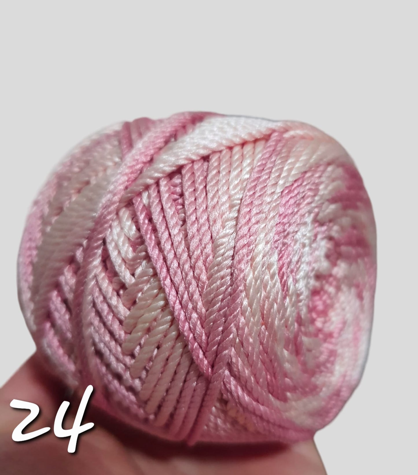 Polyester Yarn Gradient Mix Multi Color 100g