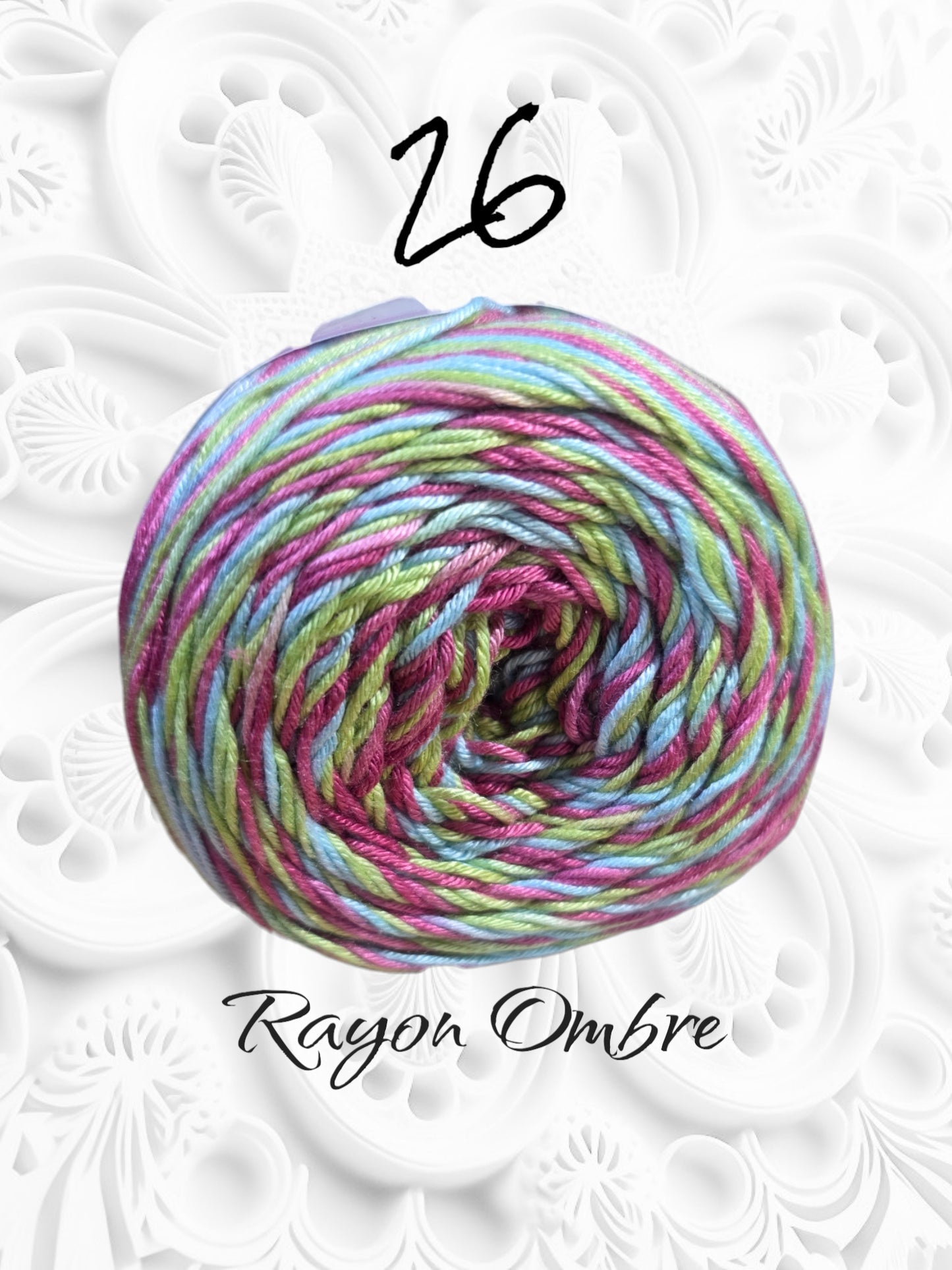 Rayon Bamboo Gradient Yarn 100g
