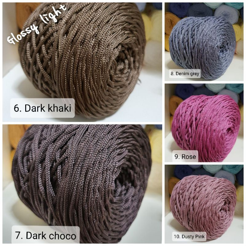 Rope Yarn 3mm Thickness Hollow Macrame Cord