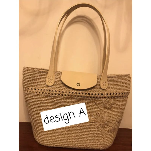 Bag Handle Strap Replacement Shoulder Length PU Leather DIY per pair