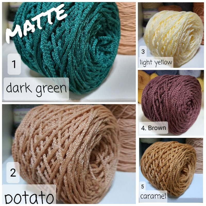 Rope Yarn 3mm Thickness Hollow Macrame Cord