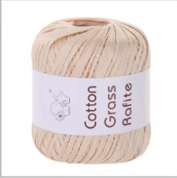 Cotton Raffia Grass/ Straw 4mm width