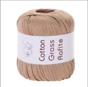 Cotton Raffia Grass/ Straw 4mm width