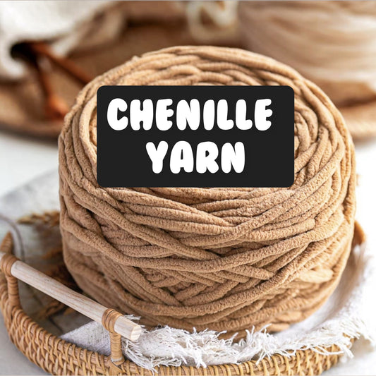 Chenille Udon Yarn 6mm 160gr Bulky