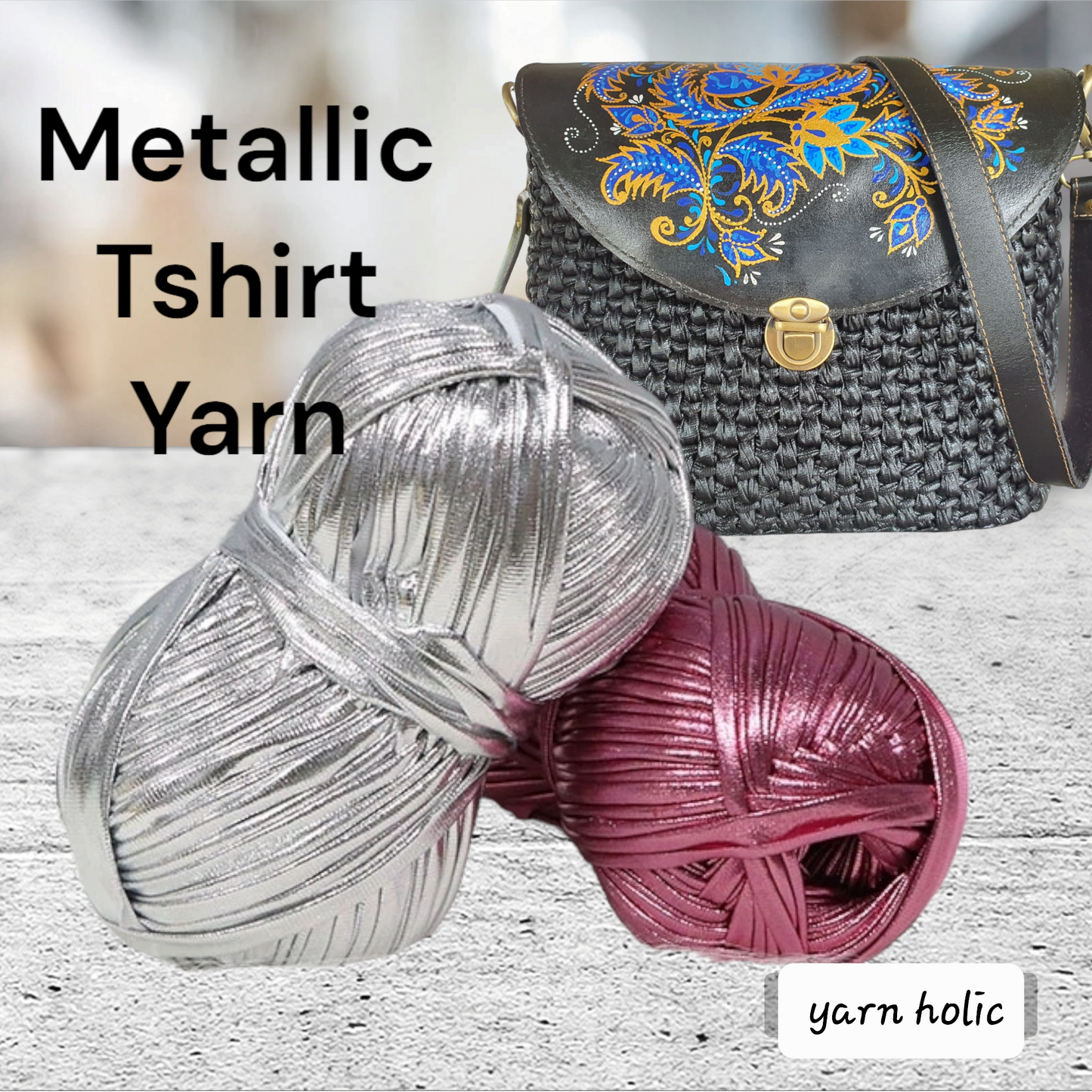 Metallic T-Shirt Yarn