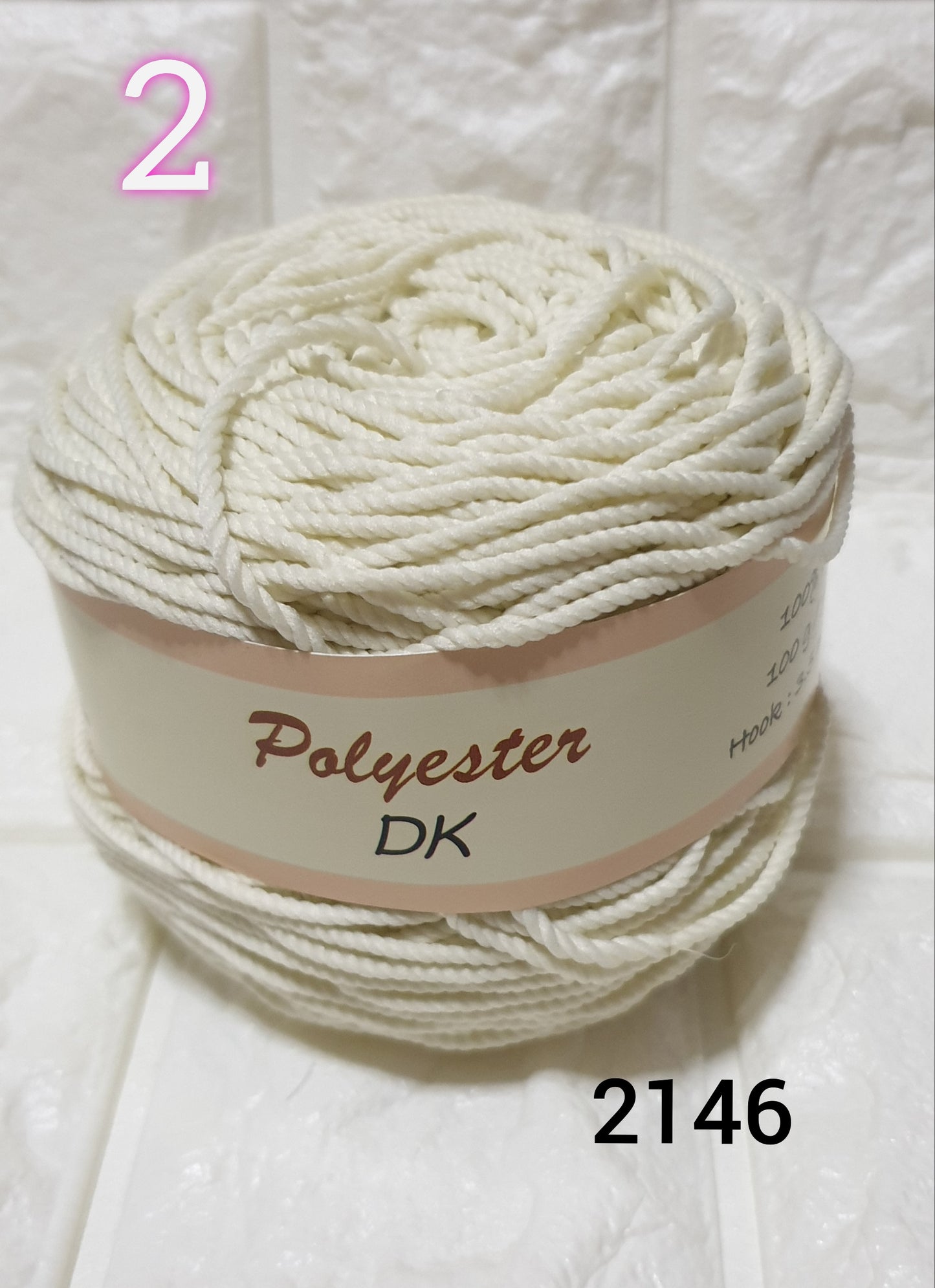 Polyester DK/Thick Ply Yarn 100g