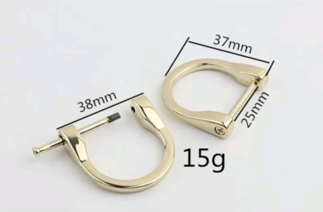 1 pair D-RING substitute for bag DIY project