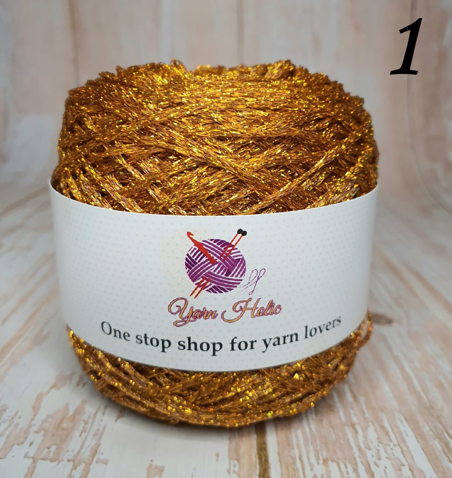 Metallic Lurex Glitter Gold Silver Yarn Thread