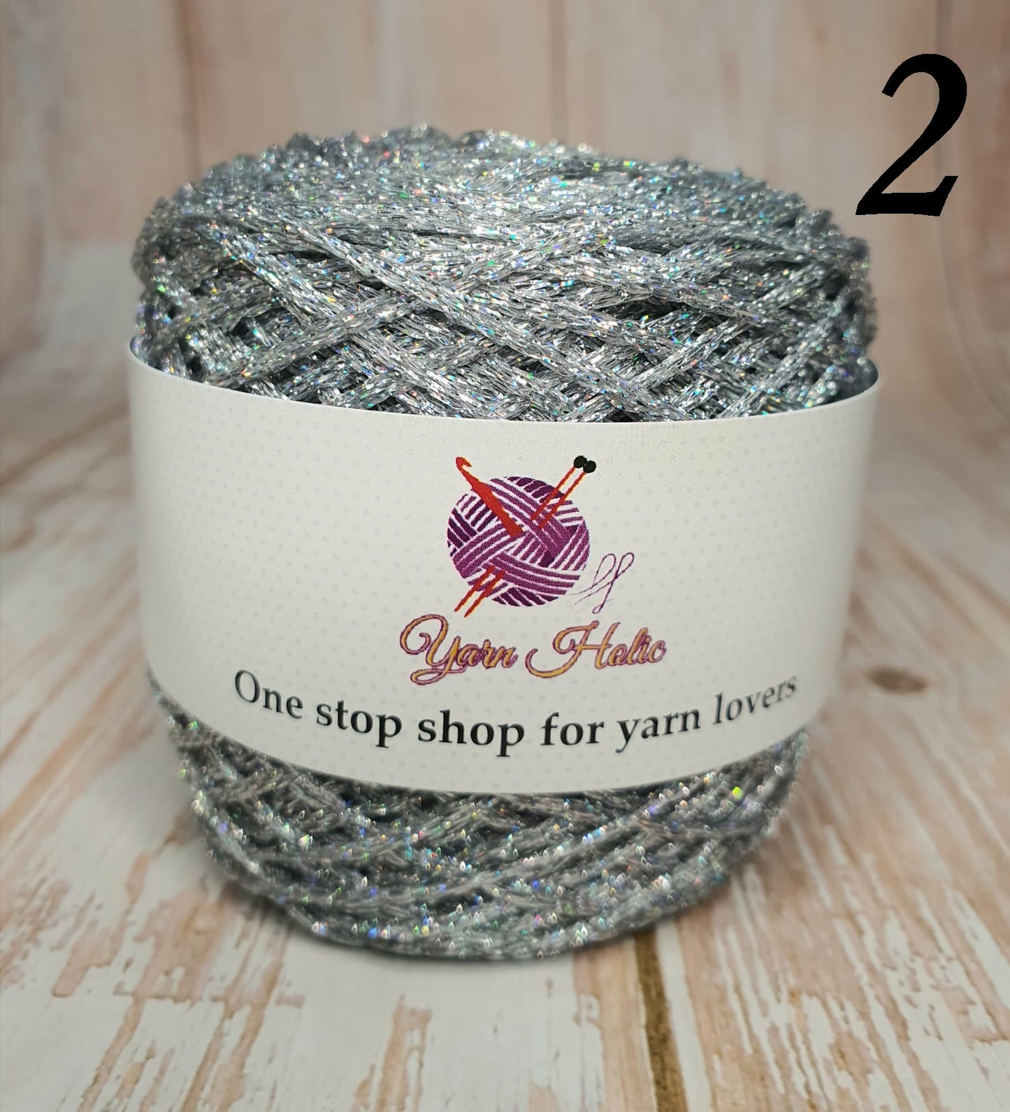 Metallic Lurex Glitter Gold Silver Yarn Thread