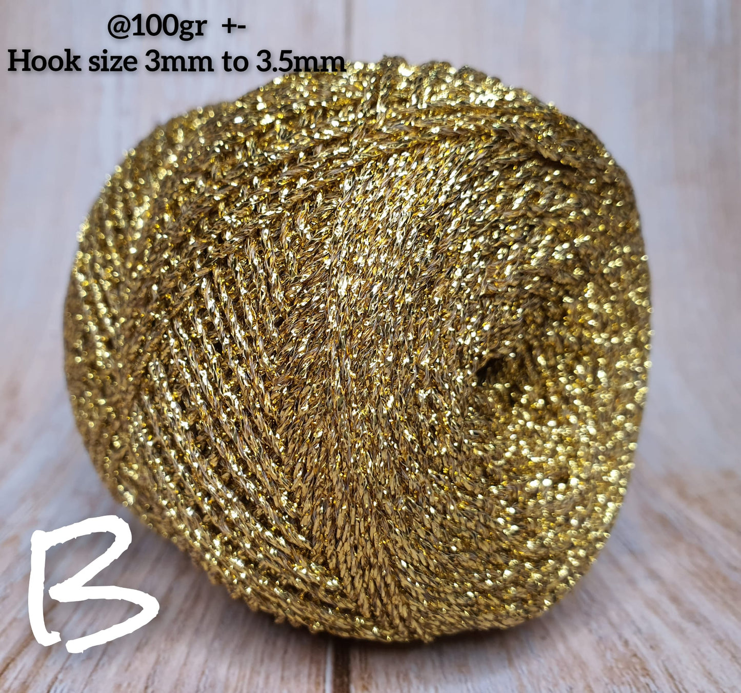 Metallic Lurex Glitter Gold Silver Yarn Thread