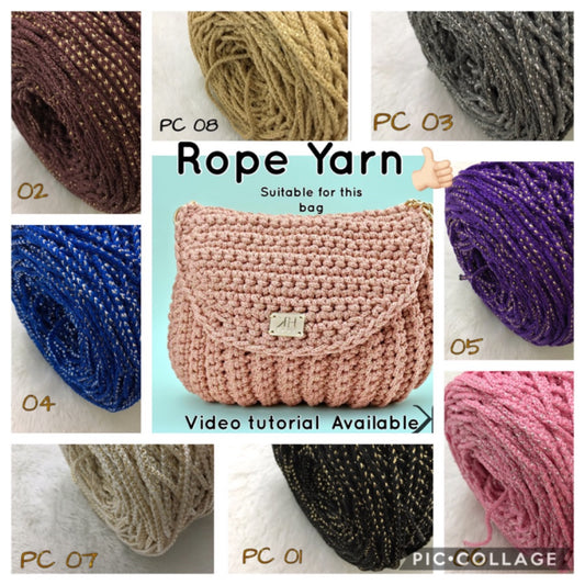 Rope Yarn 3mm Thickness Hollow Macrame Cord