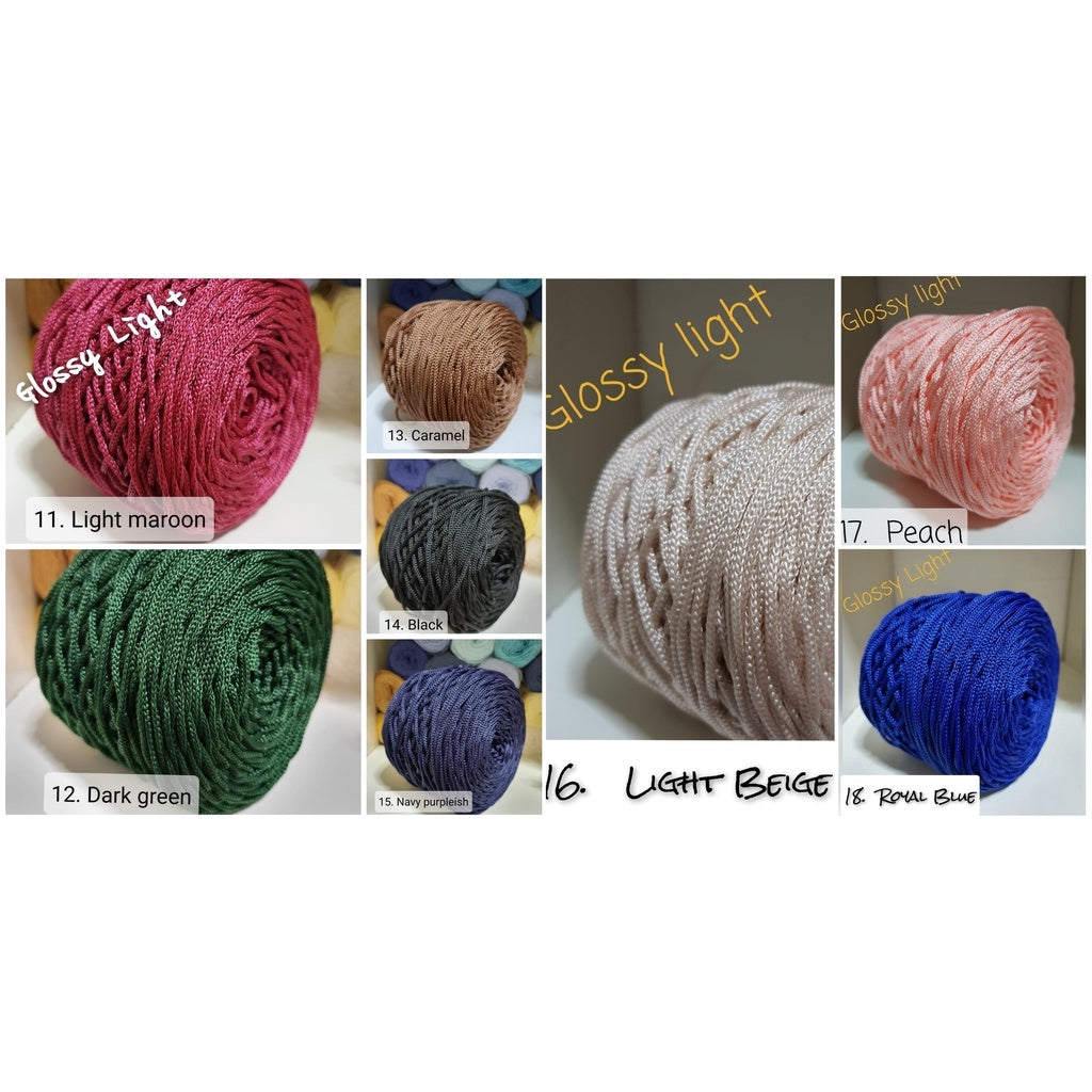 Rope Yarn 3mm Thickness Hollow Macrame Cord