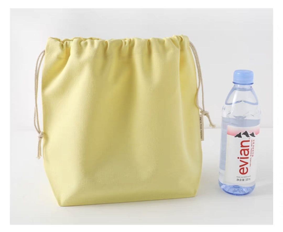 Drawstring inner bag for diy bag adjustable design
