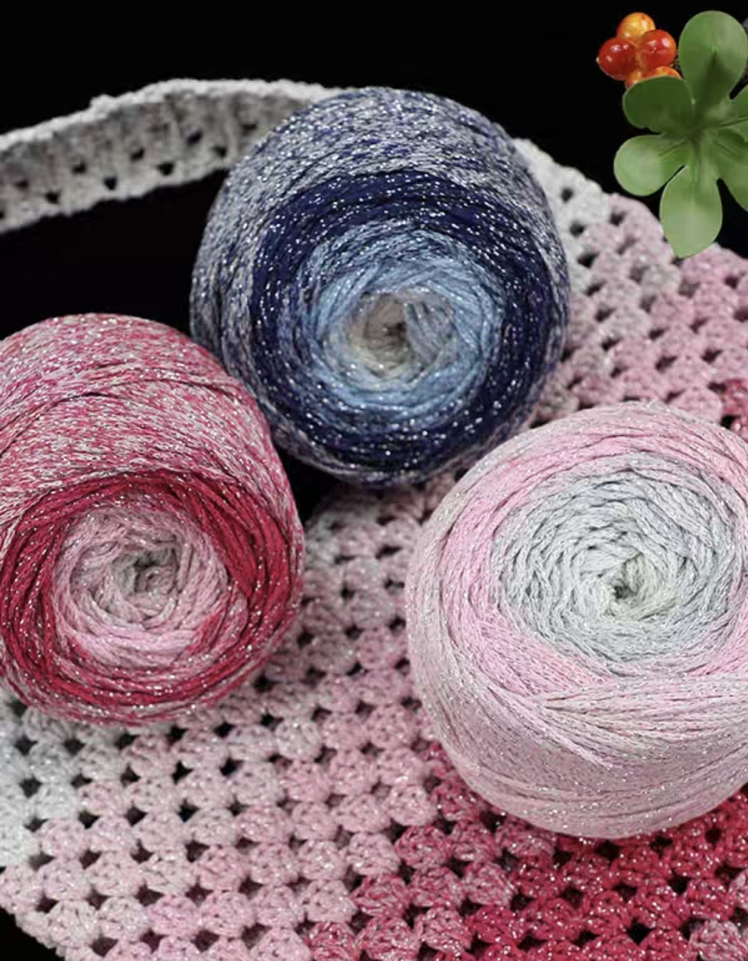 Cotton cake glitter for bag , pouches project
