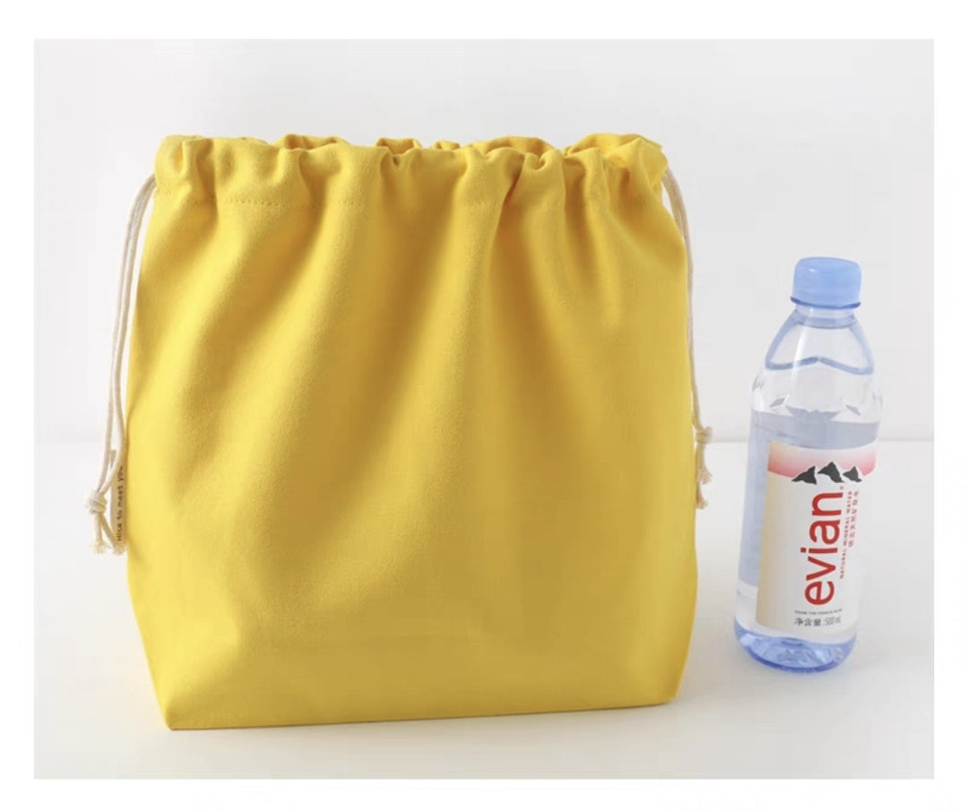 Drawstring inner bag for diy bag adjustable design