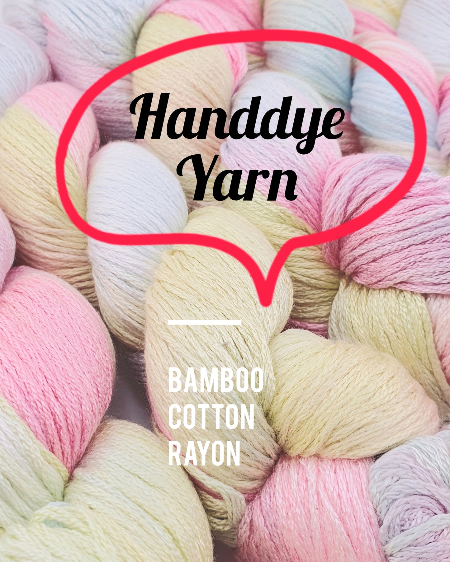 Hand Dye yarn Cotton and Mix Fiber