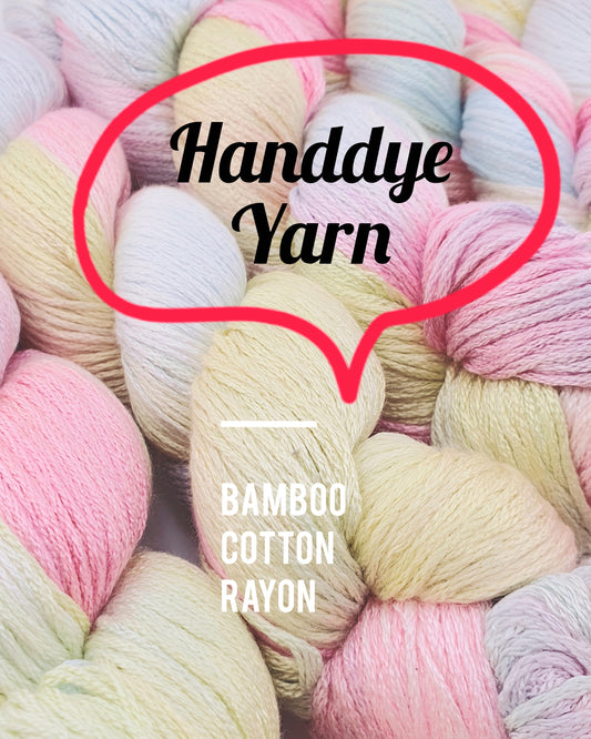 Hand Dye yarn Cotton and Mix Fiber