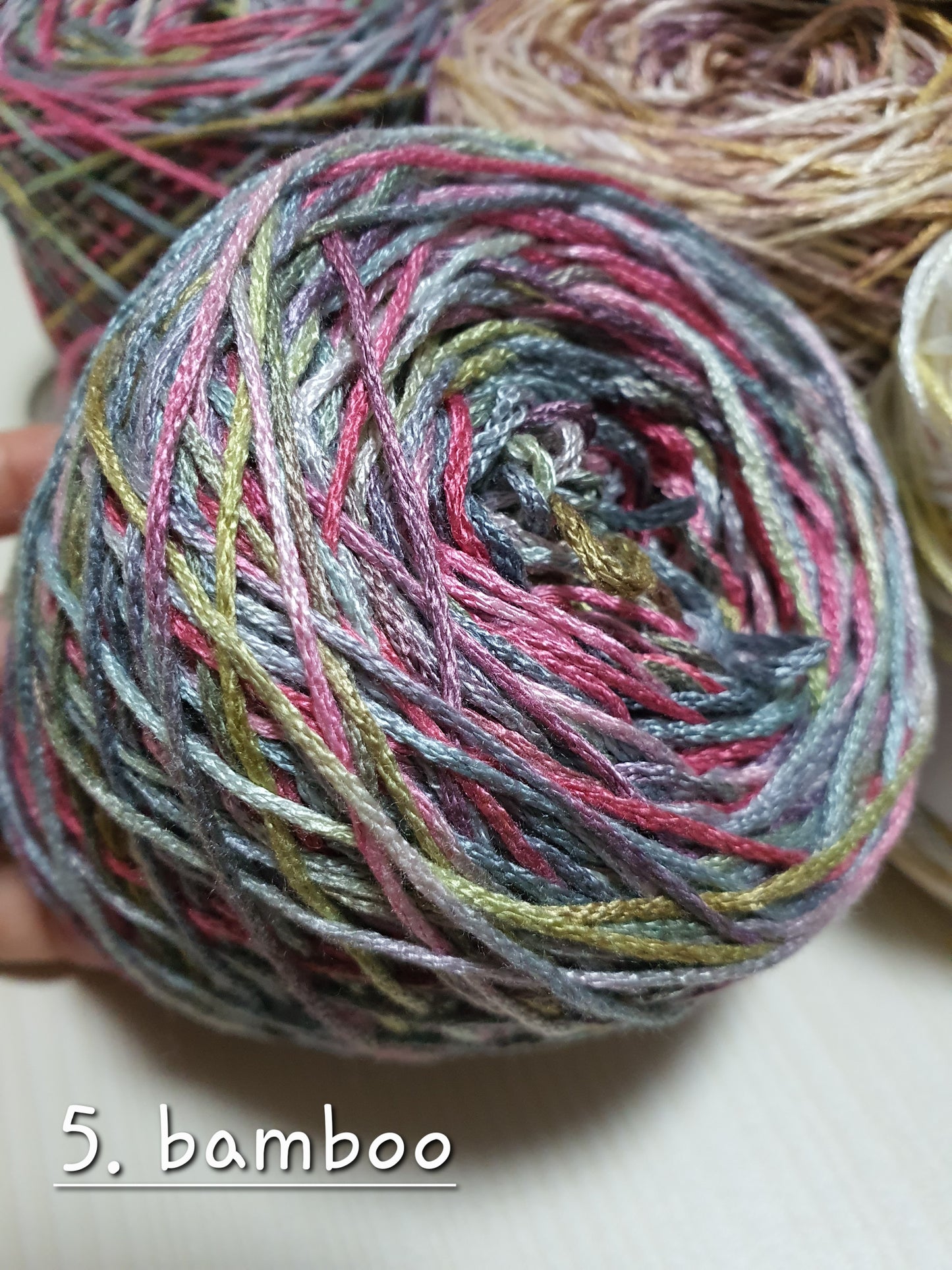 Hand Dye yarn Cotton and Mix Fiber