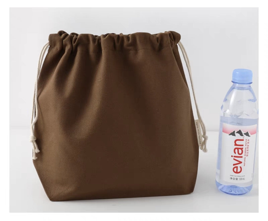 Drawstring inner bag for diy bag adjustable design