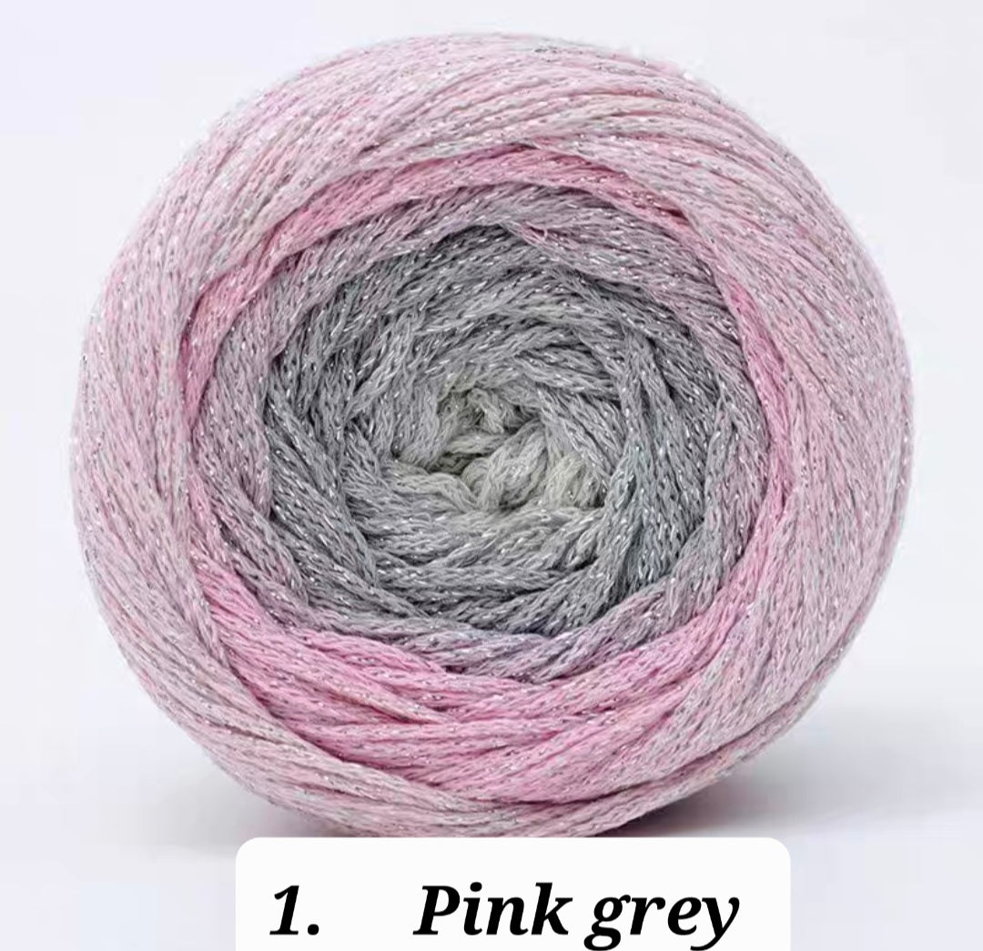 Cotton cake glitter for bag , pouches project