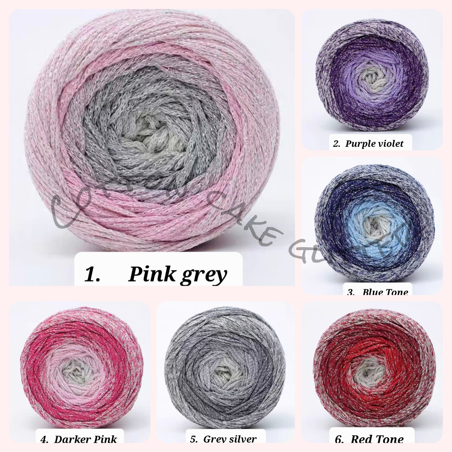 Cotton cake glitter for bag , pouches project