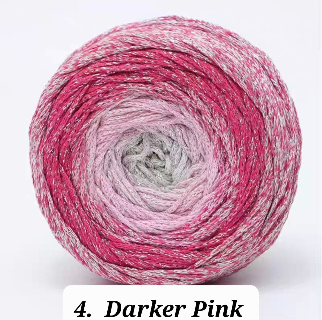 Cotton cake glitter for bag , pouches project