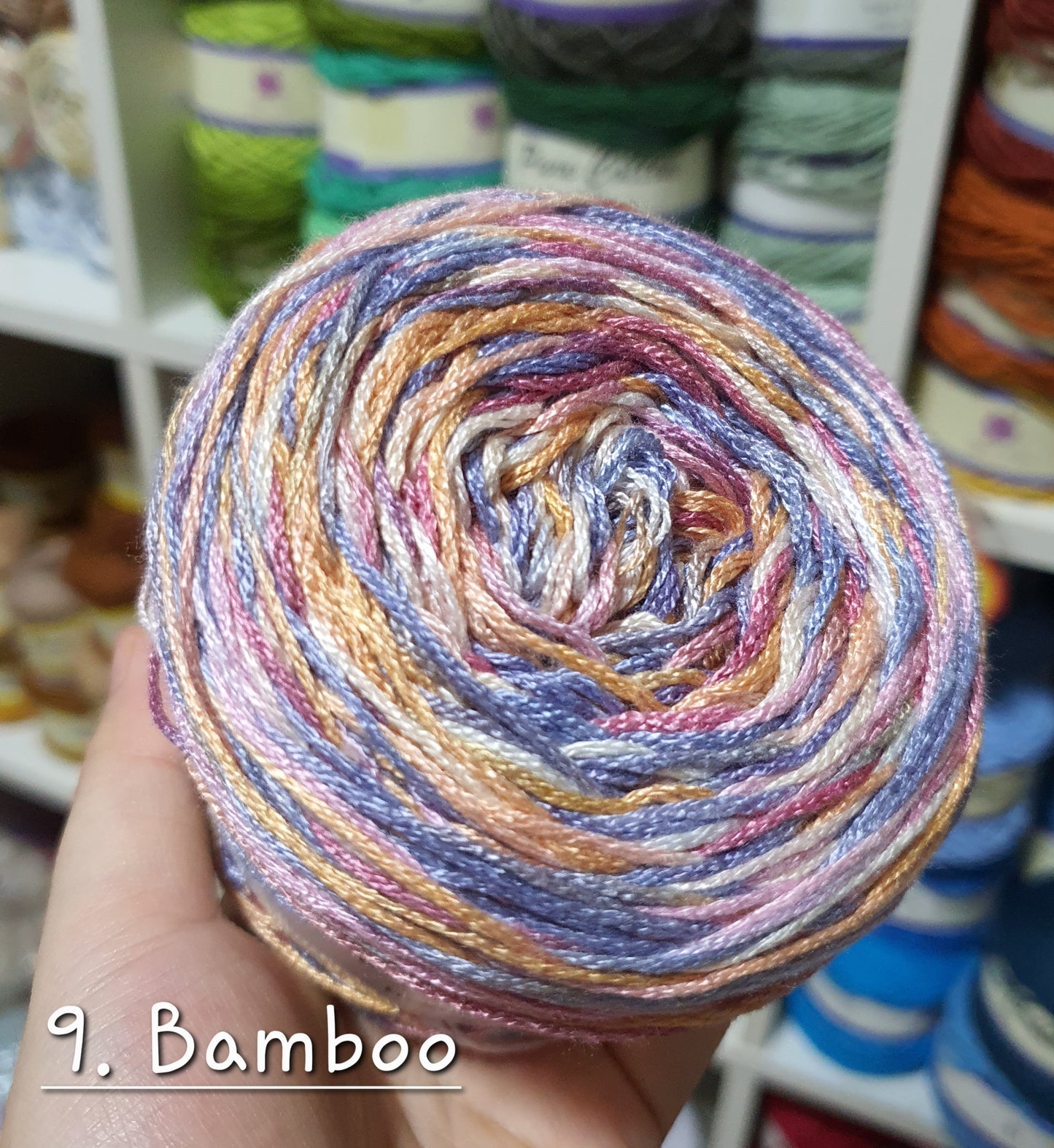 Hand Dye yarn Cotton and Mix Fiber
