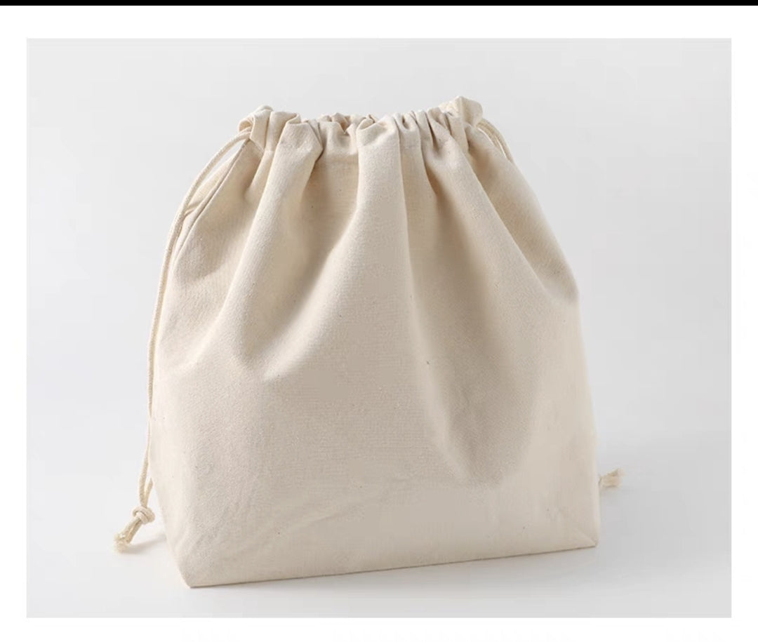 Drawstring inner bag for diy bag adjustable design