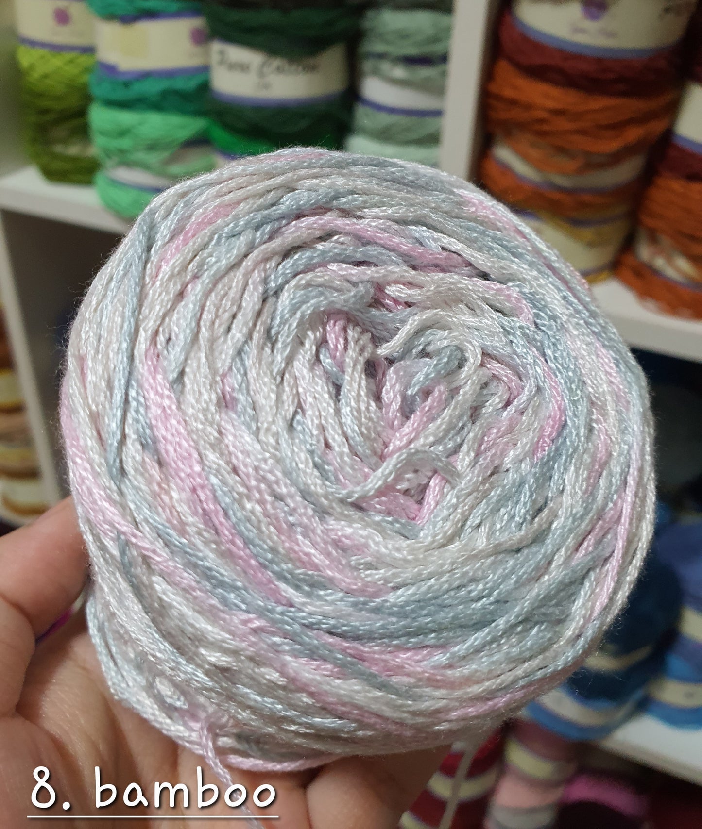 Hand Dye yarn Cotton and Mix Fiber
