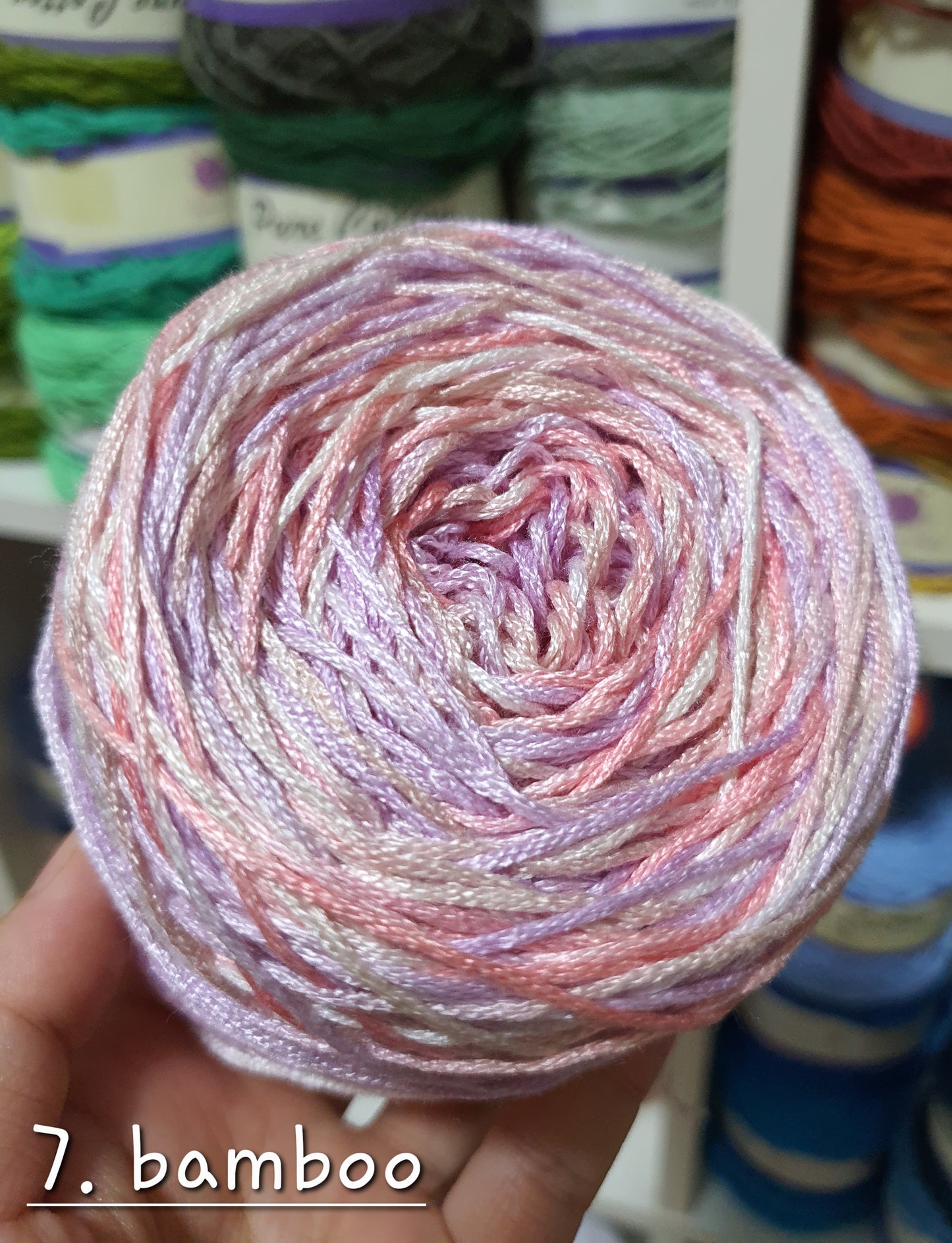 Hand Dye yarn Cotton and Mix Fiber