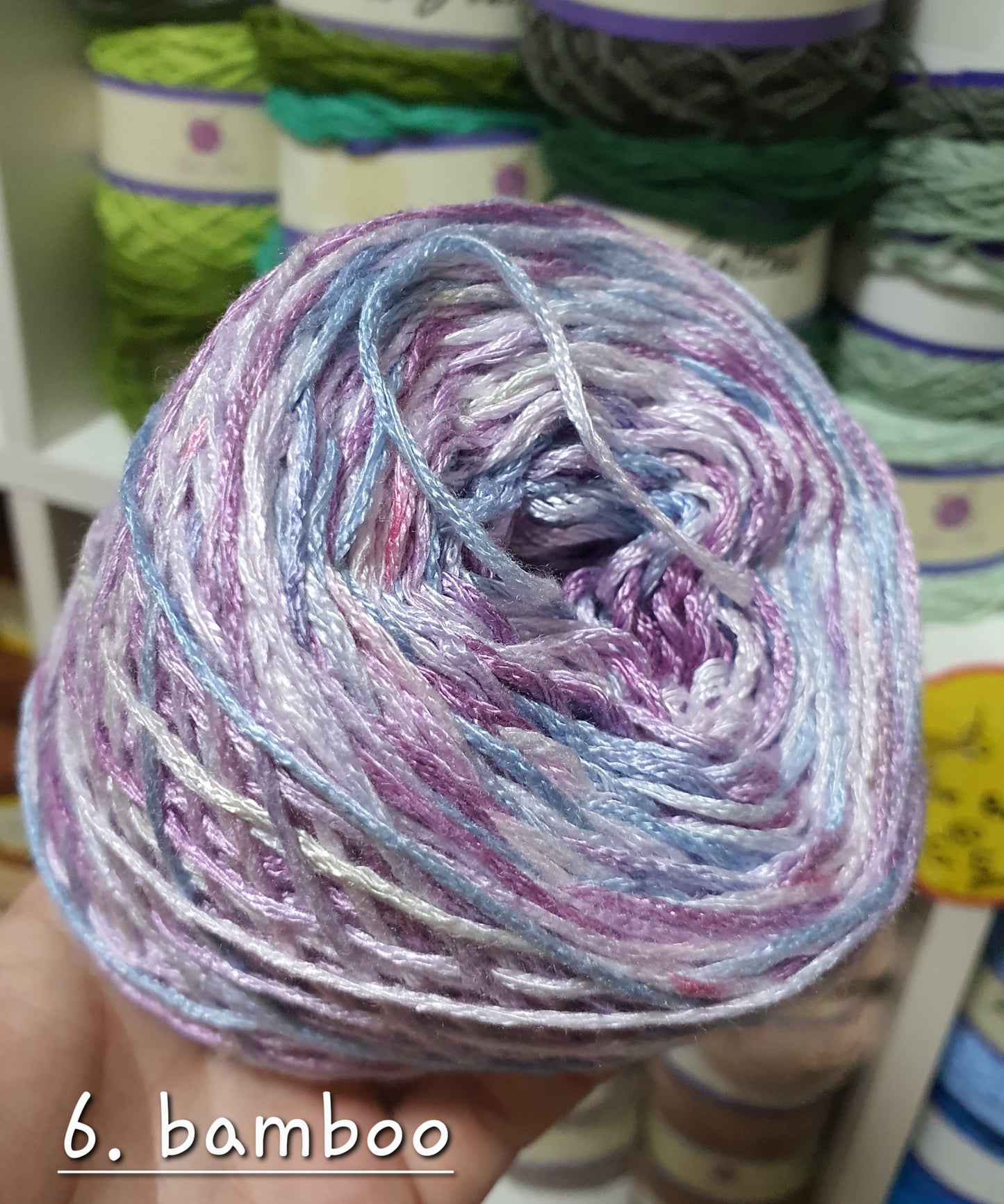 Hand Dye yarn Cotton and Mix Fiber