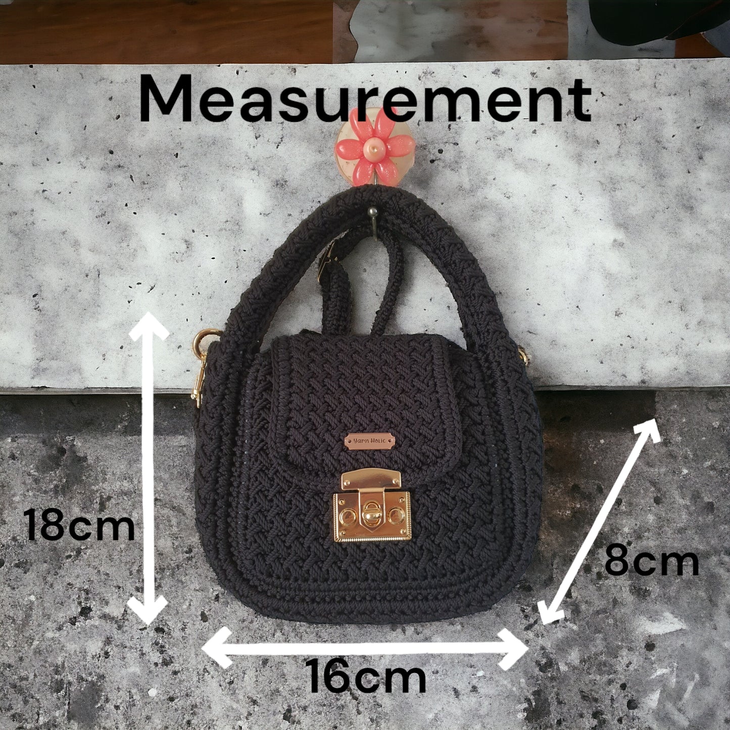 HANDMADE Crochet Weave Bag