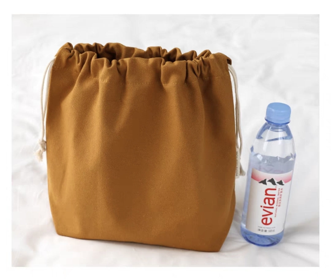 Drawstring inner bag for diy bag adjustable design