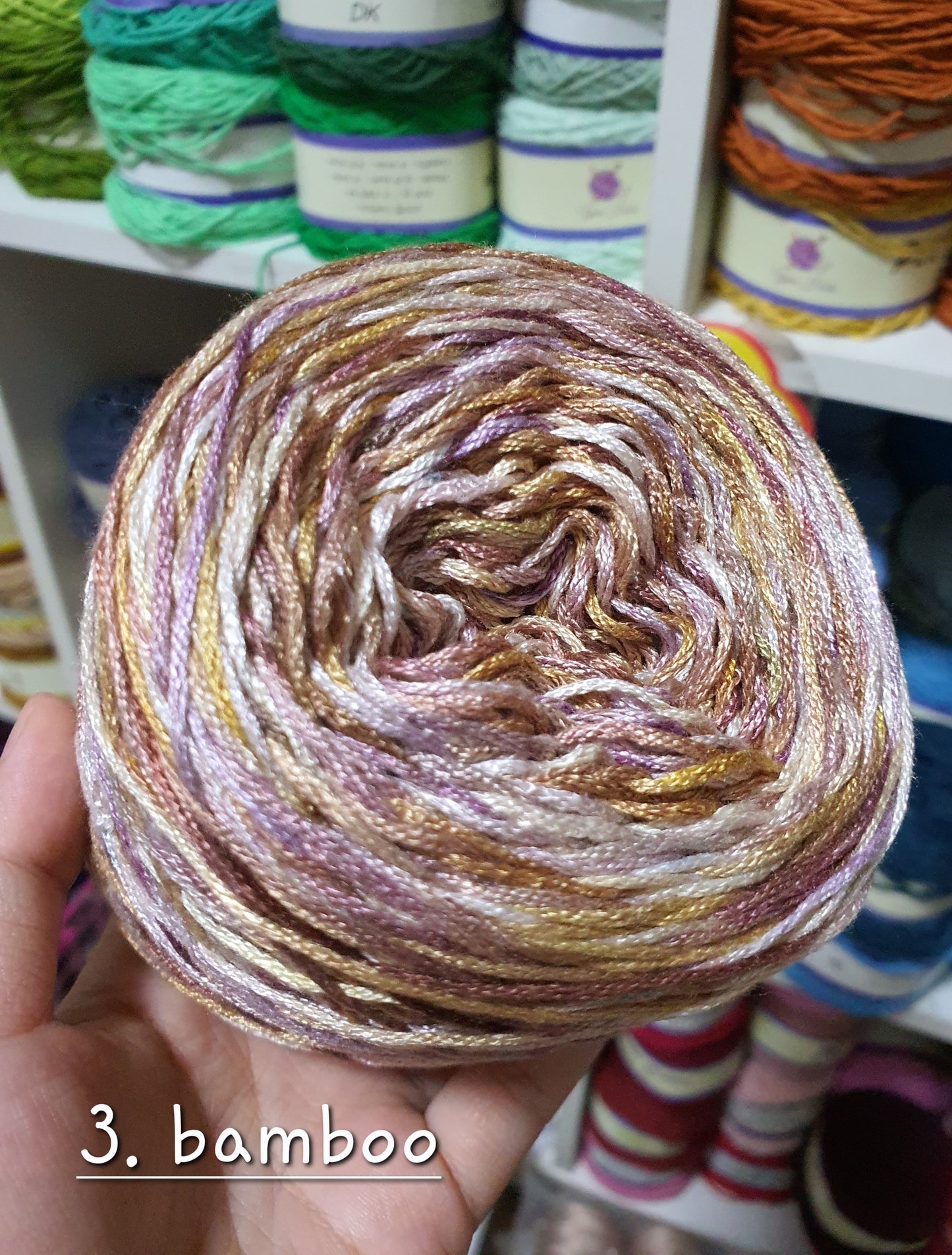 Hand Dye yarn Cotton and Mix Fiber