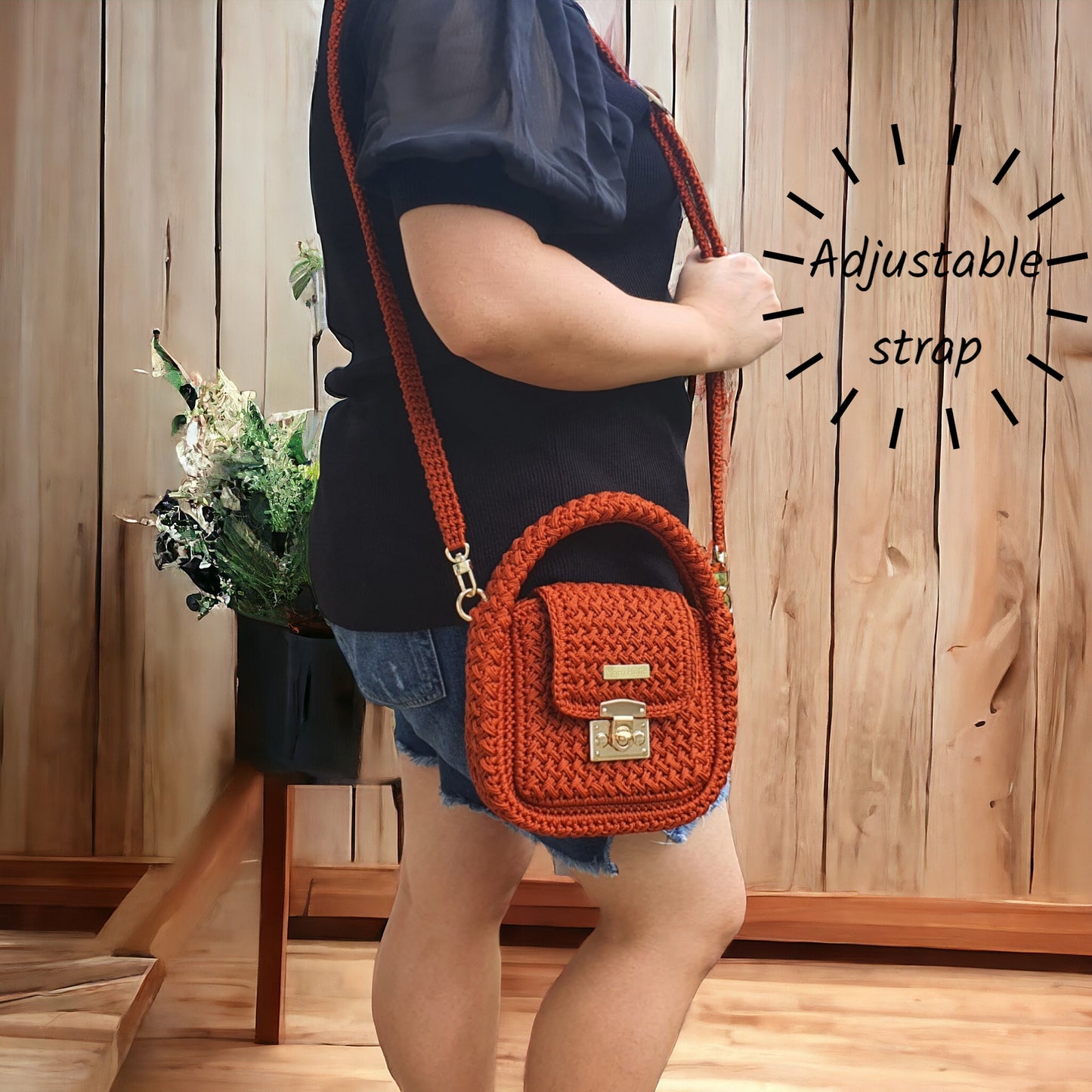 HANDMADE Crochet Weave Bag