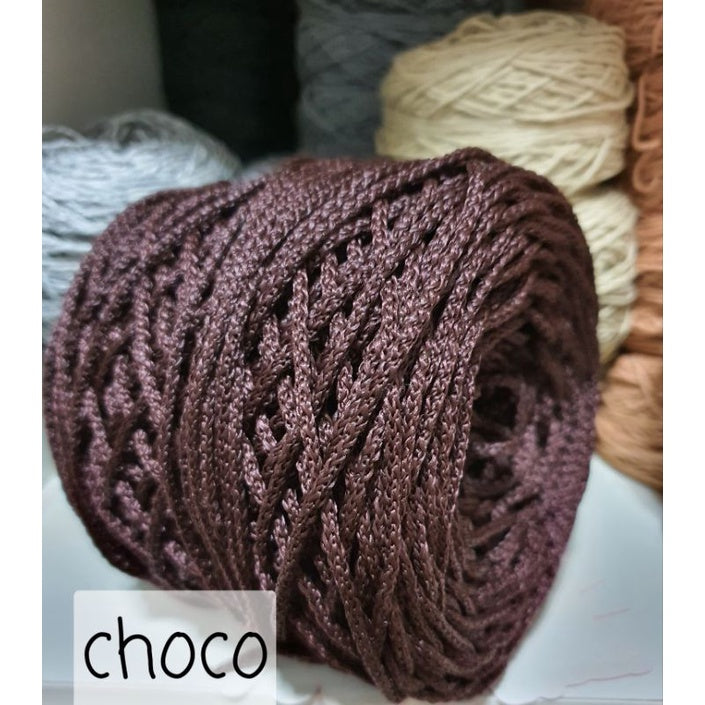 Rope Yarn 3mm Thickness Hollow Macrame Cord