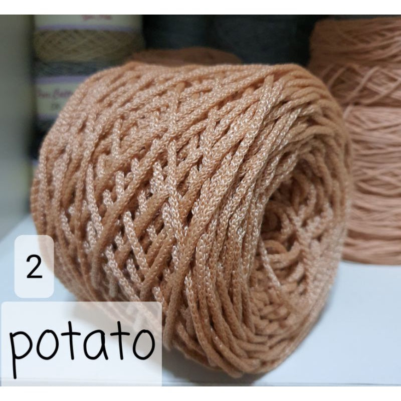 Rope Yarn 3mm Thickness Hollow Macrame Cord