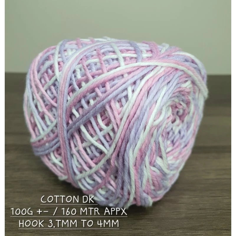 Cotton Yarn Mix Color 100g