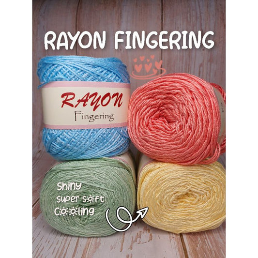 Rayon Bamboo Yarn Fingering Size 100g