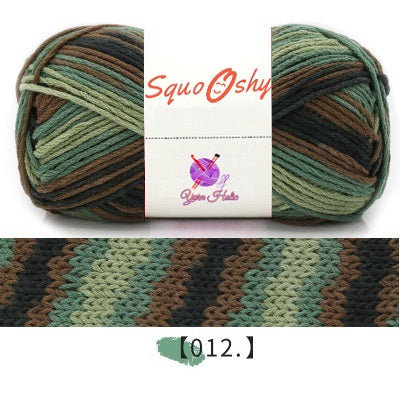 SquoOshy Yarn Mixed Color 6 Ply 100g